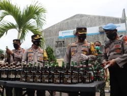 Jelang Tahun Baru, Polres Magetan Musnahkan Ribuan Liter Miras dan Narkoba