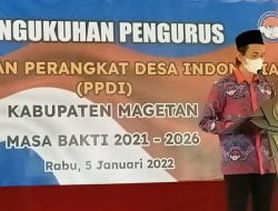 Resmi Dilantik, Nanang Ari Purnomo Nahkodai PPDI Kabupaten Magetan