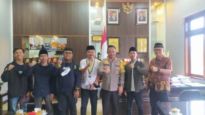 Bersinergi Dengan Mahasiswa, Kapolres Sambut Kunjungan Pengurus PMII Magetan