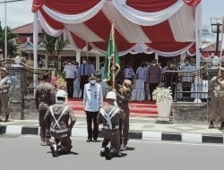 Bupati Magetan Sambut Kedatangan Kirab Pataka Jer Basuki Mawa Beya