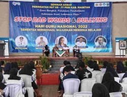 Seminar Akbar Stop Bad Words and Bullying, Bupati : Guru Digugu dan Ditiru Harus Dipegang Teguh
