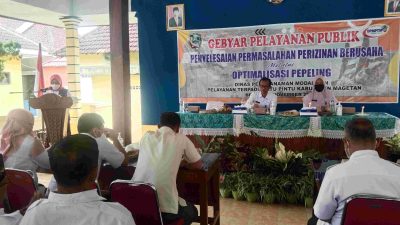 Gebyar Pelayanan Publik, DPMPTSP Optimalisasi Pepeling di Kecamatan Bendo
