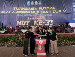 HUT Ke -31, SMK Yosonegoro Gelar Turnamen Futsal Piala Bergilir Bupati Cup VI