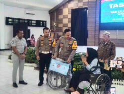 Tasyakuran Hari Lalu Lintas Bhayangkara Ke-69, Ini Pesan Kasatlantas Polres Magetan