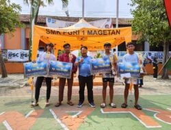 Turnamen Bola Voli HUT SMK PGRI 1 Magetan Ke-39 Selesai, Berikut Tim yang Menjadi Juara