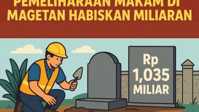 Anggaran Proyek Pemeliharaan dan Pembangunan Makam di Magetan Tembus Miliaran Rupiah