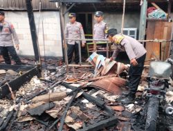 Diduga Karena Korsleting Listrik, Rumah Milik Lansia Warga Desa Milangasri Hangus Terbakar