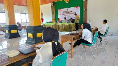 Ujian CAT Pengisian Perades Bedagung Berjalan Lancar, Kristal Joko Prasetyo Raih Nilai Tertinggi