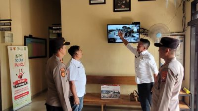 Perkuat Pengawasan Keamanan, Polsek Kartoharjo dapat Sumbang Lima CCTV