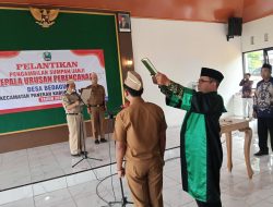 Resmi Dilantik, Desa Bedagung Panekan Punya Kaur Perencanaan Baru