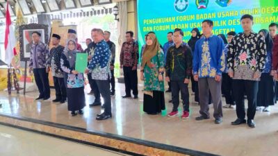 Bupati Magetan Kukuhkan Forum BUMDes dan BUMDesma Kabupaten Magetan Periode 2026–2029
