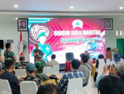 Pamit ke Awak Media, Dandim 0804/Magetan: Tulisan Wartawan Adalah Parfum Bagi Magetan