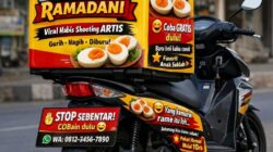 Inovasi “Motor Boot Camp”, Cara Unik Telur Asin Ramadani Magetan Jemput Bola ke Konsumen