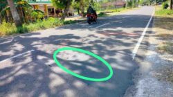 Rawan Kecelakaan Hingga Menelan Korban Jiwa, Jalan Amblas Barat Makam Milangasri Jadi Sorotan