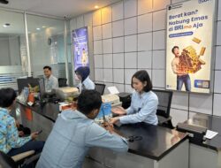 Rupiah Melemah, Tren Tabungan Emas di BRImo Semakin Diminati