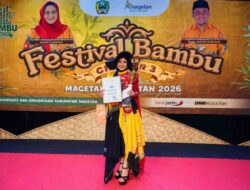 Anggun di Balik Batik Pring Sedapur, Perjalanan Tiara Ramadhani Raih Juara III di Fashion Show Batik Bambu Magetan