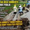 P3-TGAI Sidokerto Disorot, Publik Tunggu BBWS Turun Periksa Dugaan Kejanggalan Proyek
