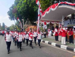 Tempuh Rute 10 Kilometer, 2.379 Peserta Ramaikan Gerak Jalan Kompak Kemenag Magetan