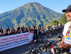 Bukan Sekedar Touring, Wartawan Magetan Satukan Barisan Bangun Kekompakan